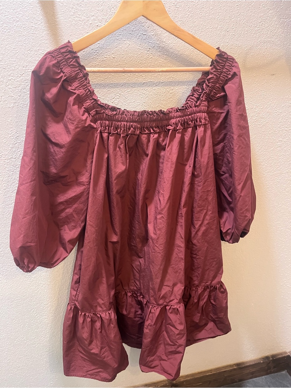 Madewell Burgundy Mini Dress